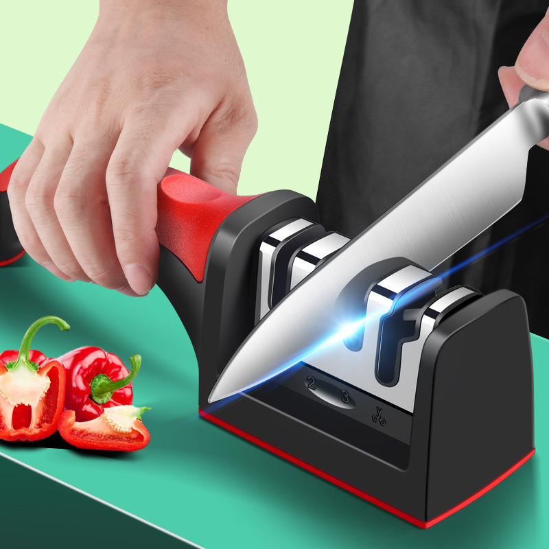 Workshop Tools Knife Sharpener - Dual‑Sided Knife Sharpener Tungsten Carbide Ceramic,