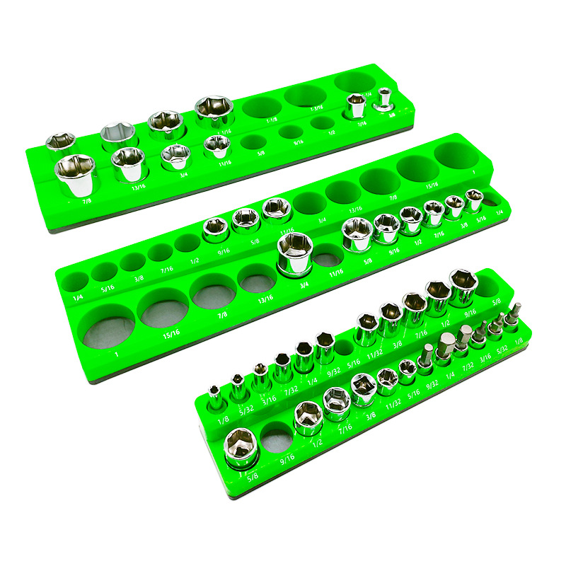 Workshop Tools Rack - Socket Organizer Tray Magnetic Holder Rail