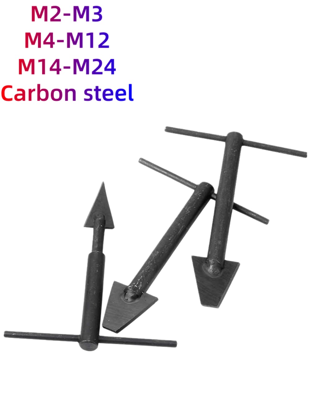 Hand Tools Maintenance Workshop - 1Pcs Metric Helicoil Extractor M2‑M3/M4‑M12/M14‑M24, Hand
