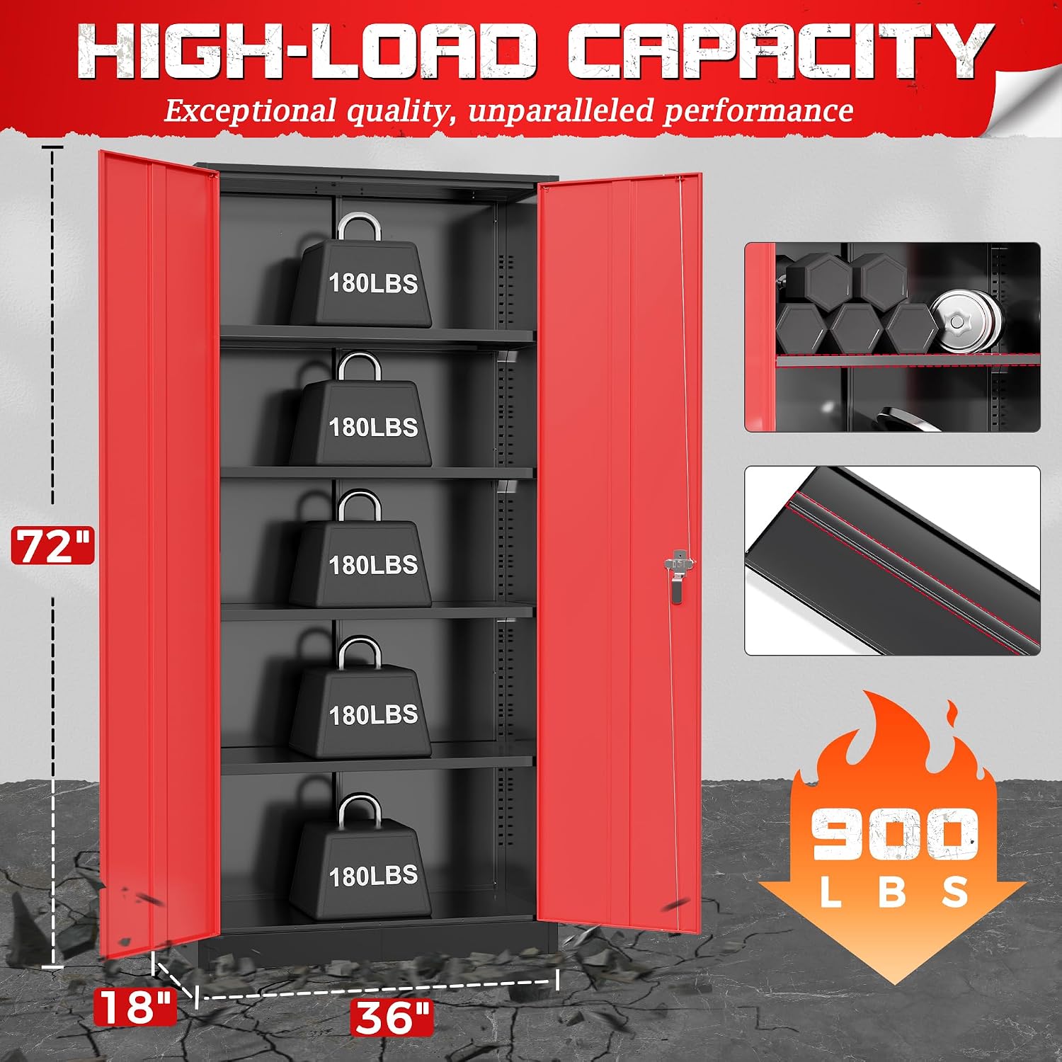 Heavy Duty Metal Garage Storag - Workshop Tools Cabinet 评论和价格