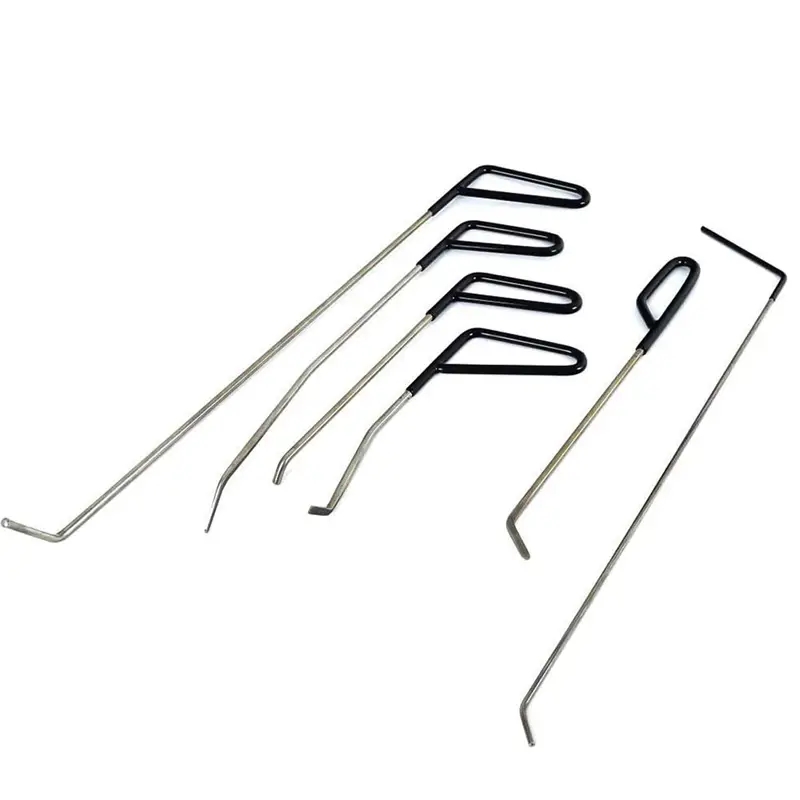 6pcs Car Dent Puller Rod Hooks - Car Workshop Tools Equipment 评论和价格