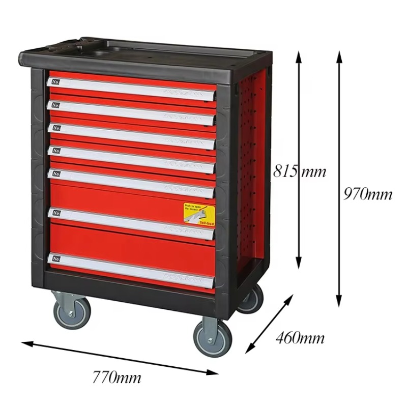 225 Pcs Movable Tool Cabinet 7 - Workshop Tools Cabinet 评论和价格