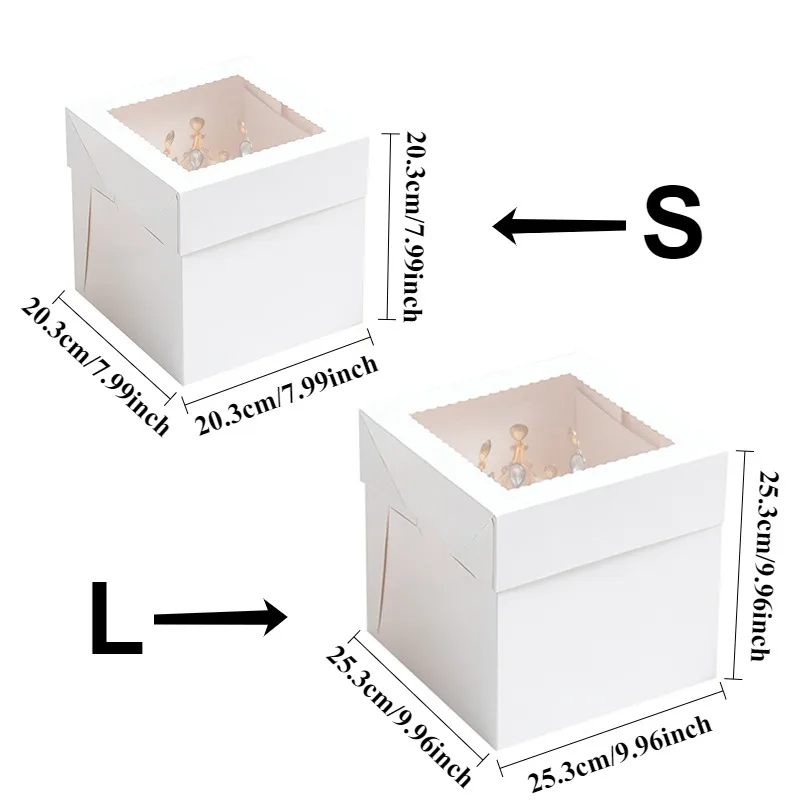 2/4/6PCS White Bakery Boxes wi - Tool Chest Cabinet 评论和价格