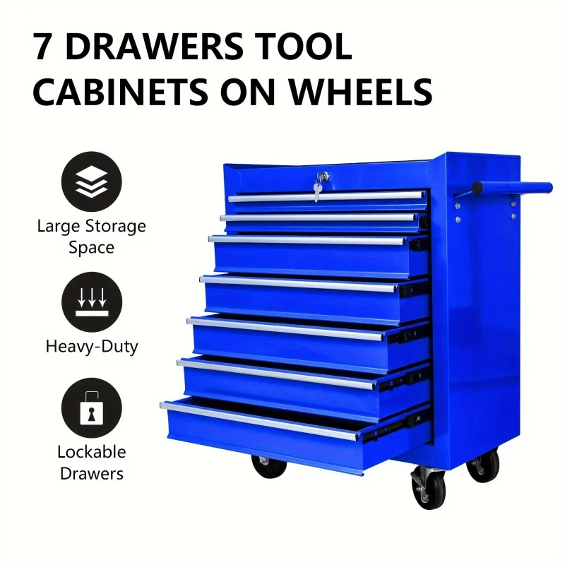 7 Drawers Blue Multifunctional - Workshop Tools Automotive 评论和价格