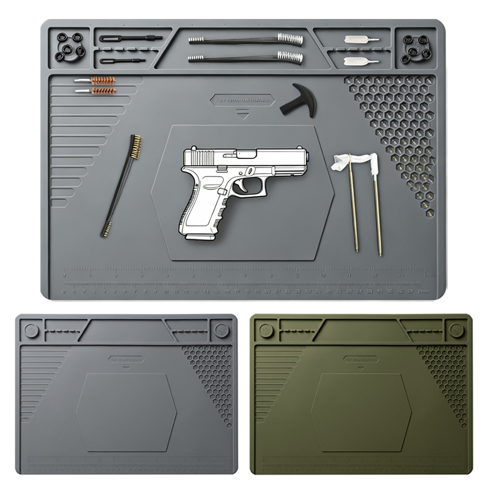 Tactical Gun Gleaning Mat Pist - Magnetic Parts Tray 评论和价格