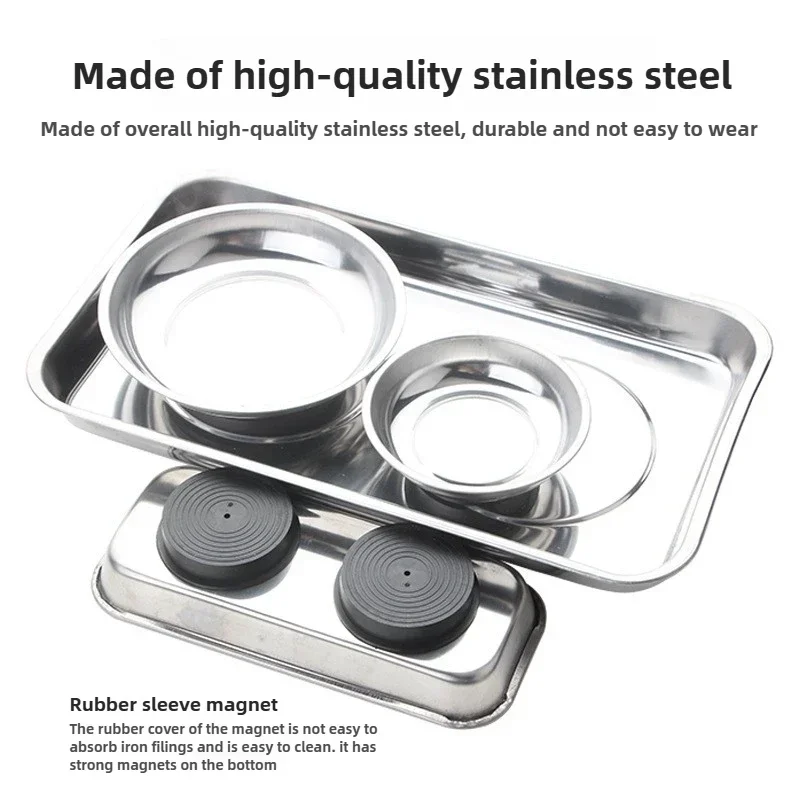 Square Magnetic Bowl, Durable  - Magnetic Parts Tray 评论和价格