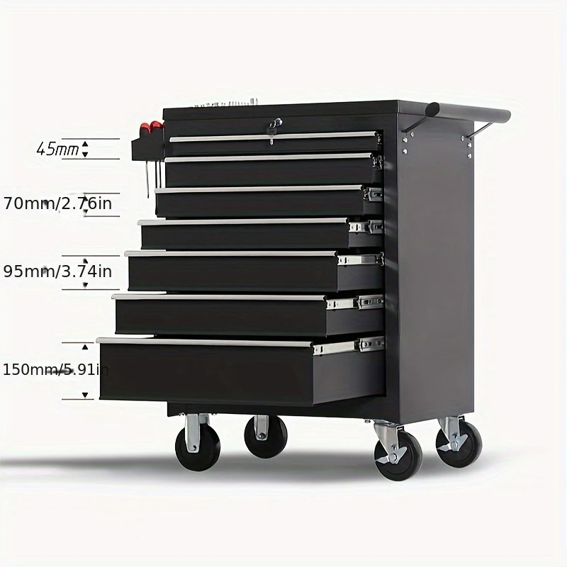 1pc Heavy Duty 7-Drawer Metal  - Workshop Tools Cabinet 评论和价格