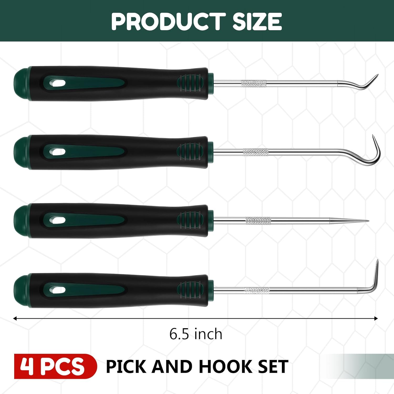 4 Pcs Pick and Hook Set Precis - Car Workshop Tools Equipment 评论和价格